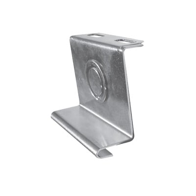 CHAROFIL CH-PST-AUT-66EZ Placa salida a tubo automática con chequeador 1/2 y 3/4 de 66 mm, con acabado Electro Zinc