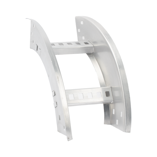 CHAROFIL CH-VE-908R8X6AK Curva Vertical Exterior de Aluminio de 90° Perfil Z, Peralte 3 1/4″, Ancho 6″, Radio 8″, Incluye Tornillería