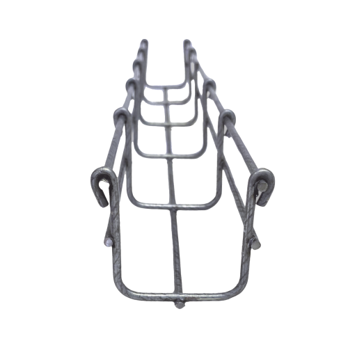 CHAROFIL MG-50-930BM Charola Bimetálica Tipo Malla 66/50 mm, Ideal Para Utilizarse al Exterior o Zonas Húmedas, Hasta 53 Cables Cat6, Tramo de 3 Metros