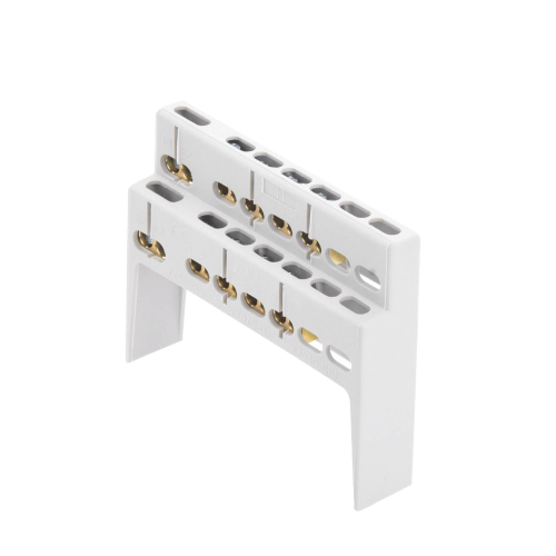 CHINT BC40M08 Soporte + Barra de Conexion (8 MOD) (8+2 ENTR.) IP40