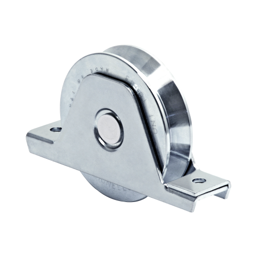 COMUNELLO 1151-4560-001 336V – Rueda de 14 cm, Capacidad Para Puertas de Hasta 420 kg, Canal Tipo «V»