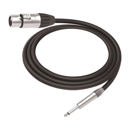 COSMICONN CMC-MF3-PM-L-3M Cable de Audio | XLR 3 Polos Hembra a Plug 1/4 in mono | Conector Seetronic Serie M SCMF3 – MP2X | Longitud 3m