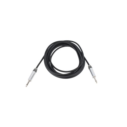 COSMICONN CMC-PS-PS-L-5M Cable de Audio | Plug 1/4 in a Plug 1/4 in Stereo | Carcasa Cromada | Conectores Seetronic | Longitud 5m