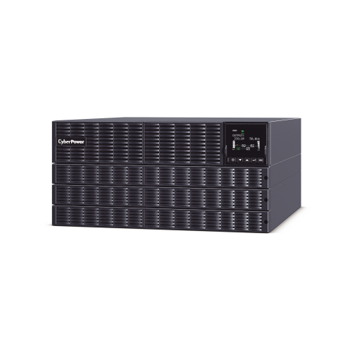 CYBERPOWER OLS10KERT5UNEMA UPS de 10000 VA/10000 W, Online Doble Conversión, 200 – 240 Vac de Entrada, 200 – 240 Vac de Salida, Terminal Hardwired, Onda Senoidal Pura, Torre o Rack de 6 UR, Con 3 Tomas NEMA L6-30R