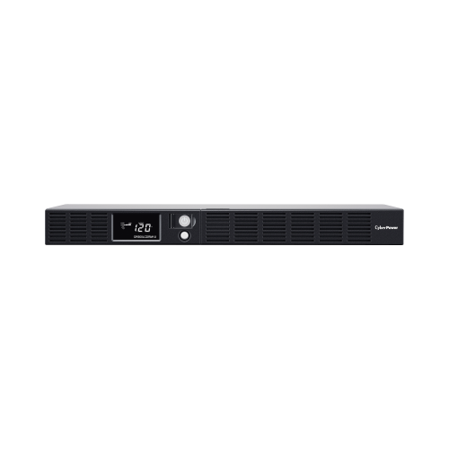 CYBERPOWER OR500LCDRM1UA UPS de 500 VA/300 W, Topología Línea Interactiva, Entrada 120 Vca NEMA 5-15P, Tipo Rack 1 UR, Con 6 Tomas NEMA 5-15R