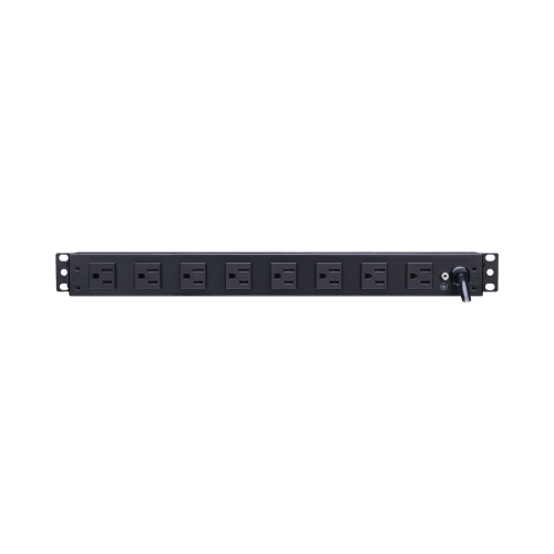 CYBERPOWER PDU15B8R PDU Básico Para Distribución de Energía, Con 8 Tomas NEMA 5-15R Traseras, 1UR, 15 Amp, 120 Vca