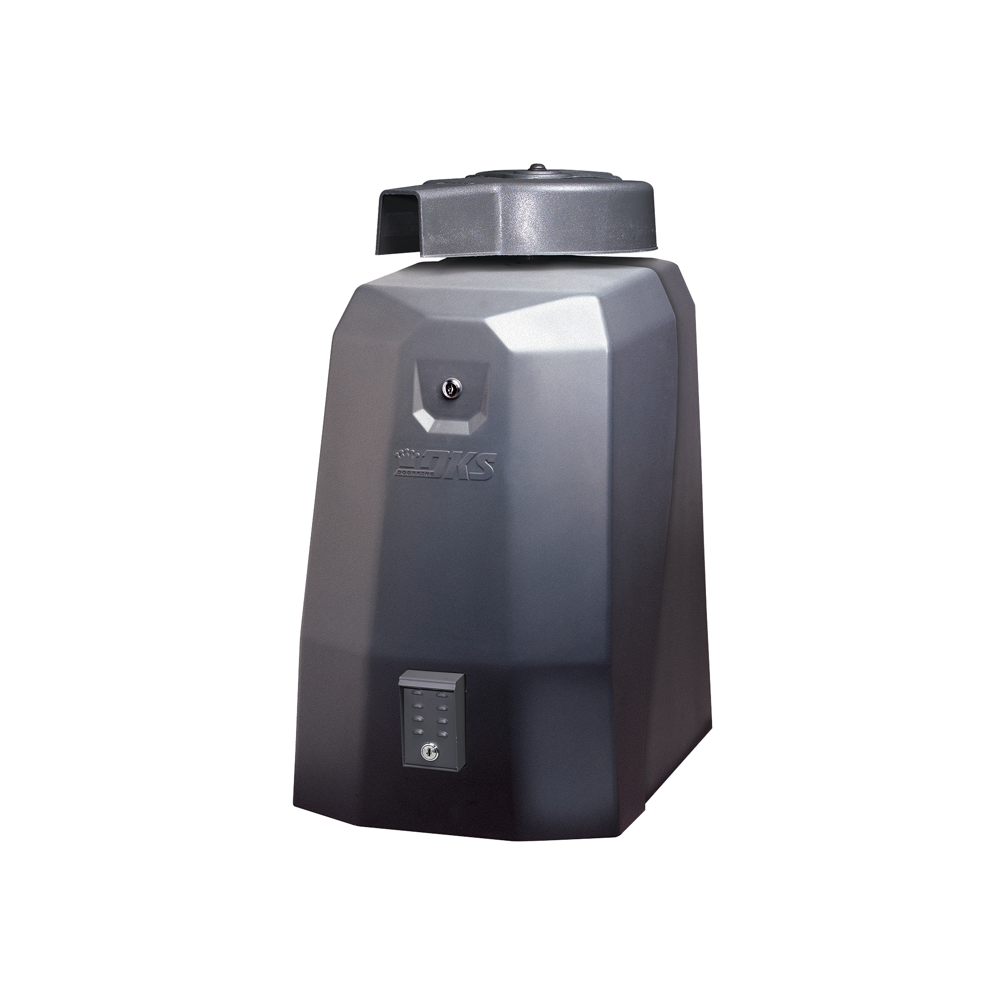 DKS DOORKING 6550-380 Operador DKS Primario Para Puertas Abatibles, Puerta de hasta 7.6 M, Máximo Peso por Hoja de 907 Kg, USO CONTINUO