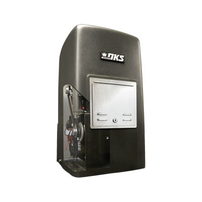 DKS DOORKING 9024-380 Operador Para Puertas Corredizas de Hasta 450Kg y 12m de Longitud, Incluye Baterías de Respaldo en Caso de Perdidas de Energía, Uso Continuo