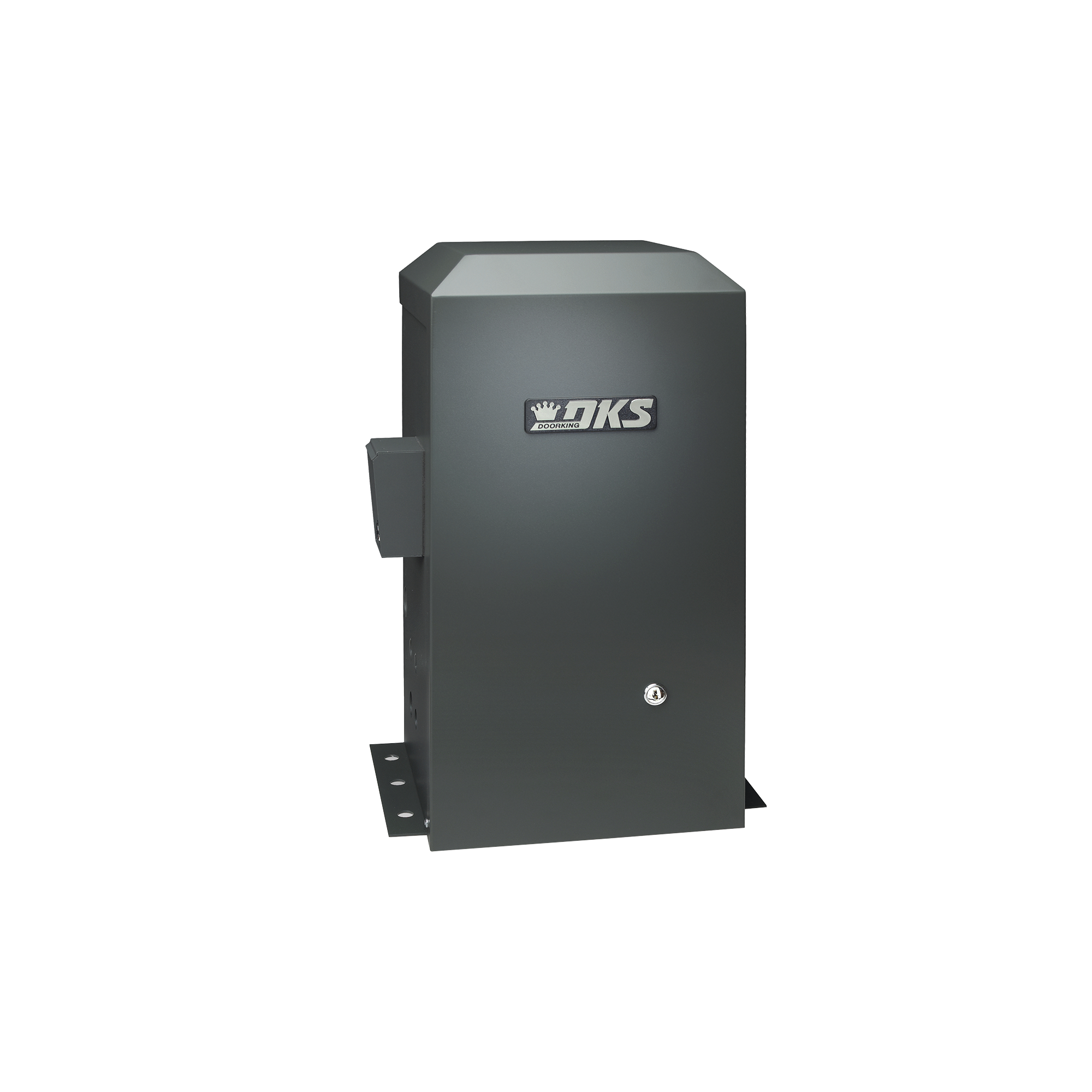 DKS DOORKING 9100-380 Operador para puertas corredizas de hasta 450 kg y 9 Metros de Longitud, Incluye 6 Metros de Cadena, Equipo de Uso Continuo