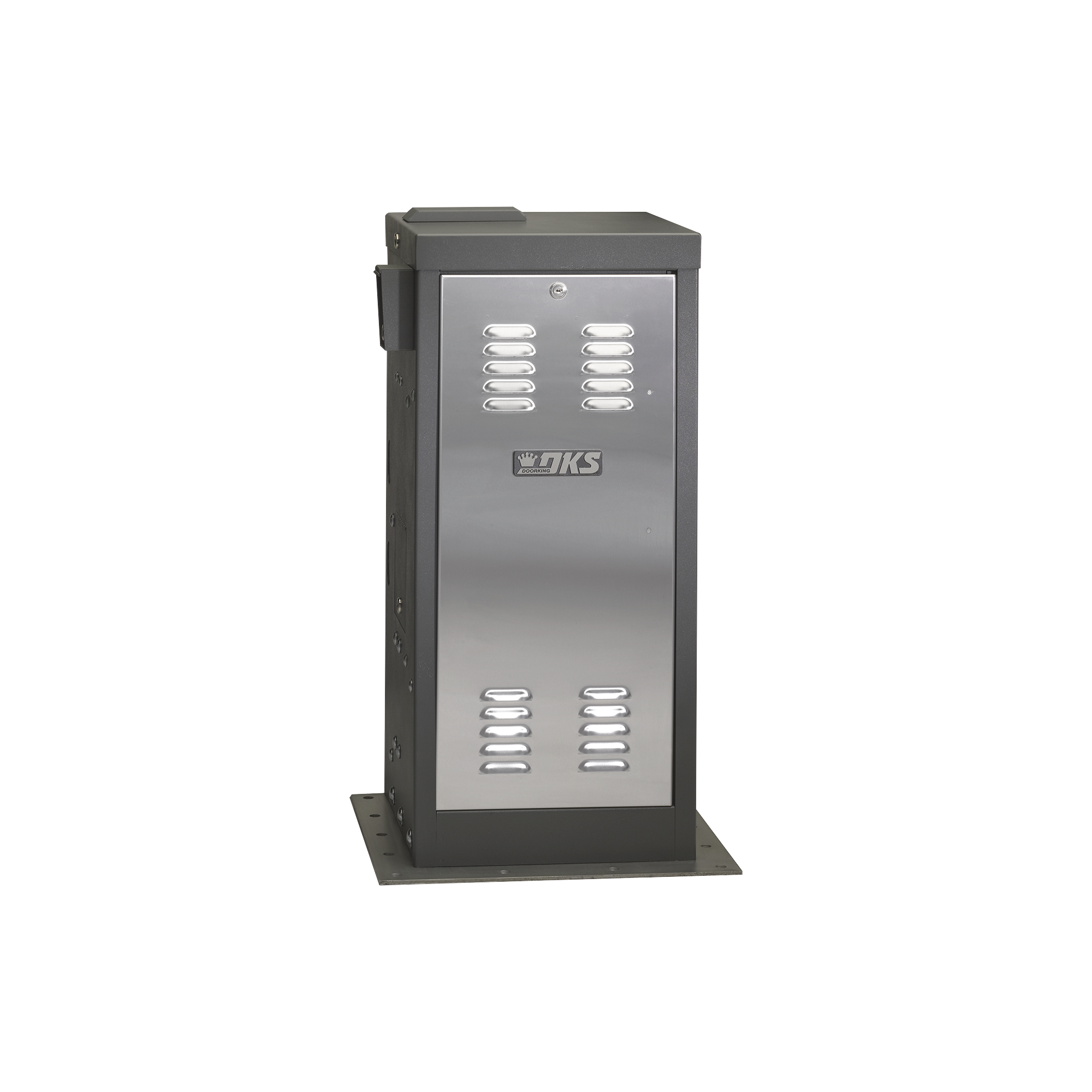 DKS DOORKING 9210-381 Operador Para Puertas Corredizas de 1360 kg y Hasta 30 Metros, Operador Para Aplicaciones Industriales de Uso Continuo, Con 6 Metros de Cadena #60 Incluidos