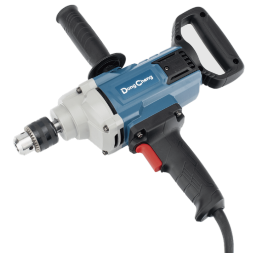 DONGCHENG DJZ-0813 Taladro Industrial tipo Espada de 1650W, Broquero de 1/2 in. 110 Vca