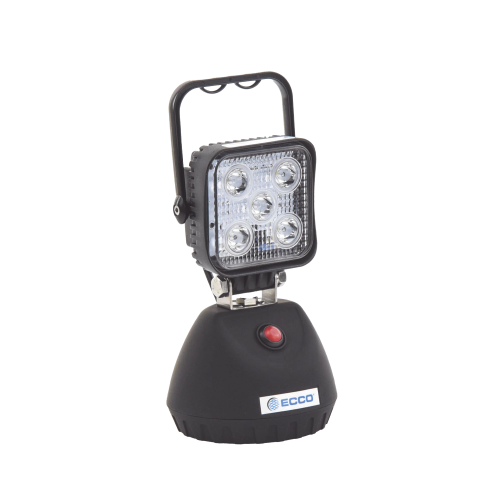 ECCO E-W2461NA Lámpara de trabajo de mano, con batería recargable y montaje magnético, IP67