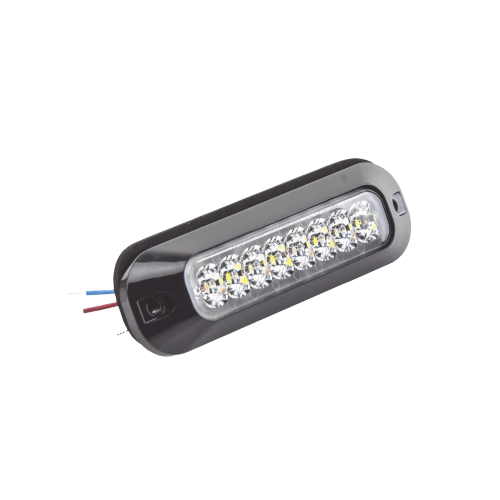 ECCO ED3744-RC Luz Auxiliar Serie X3744, 8 LEDs Ultra Brillantes, color rojo claro.