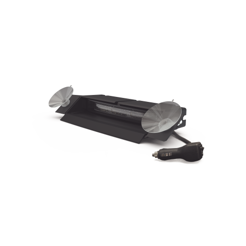 ECCO ED5051VDL1RB Luz de Visera, Dual color, Rojo/Azul con enchufe para automóvil