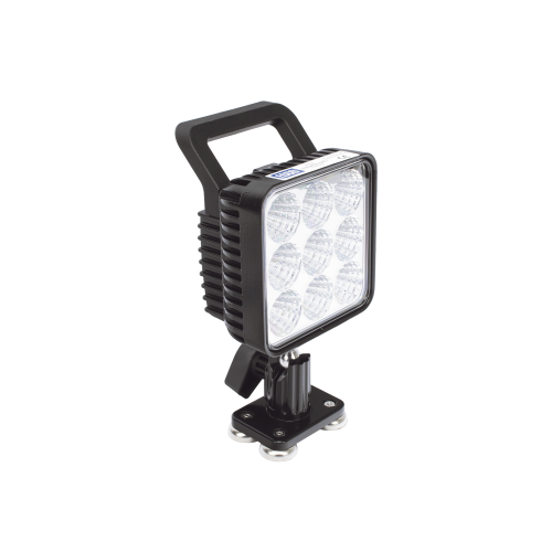 ECCO EW2450MG Lámpara de trabajo de 9 led, montaje giratorio magnético, 12-24 Vcc, 1300 Lumenes