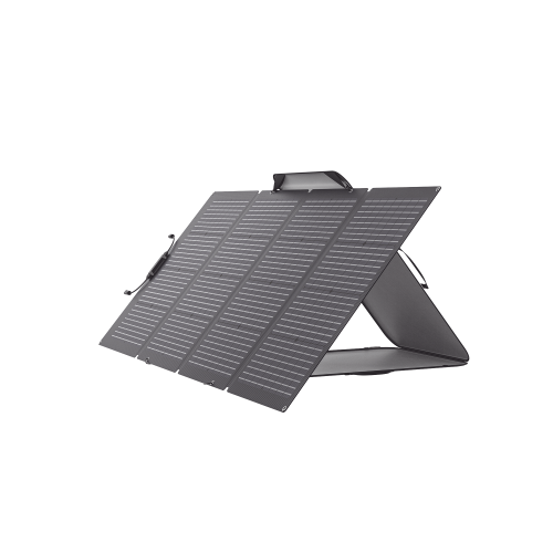 ECOFLOW EFFLEX220BF Módulo Solar Bifacial, Portátil y Flexible de 220W Recomendado para Estaciones Portátiles EFD330, EFD350 ó EFD500, Ajuste de Ángulo, Carga Eficiente, Incluye Cable XT60 a MC4