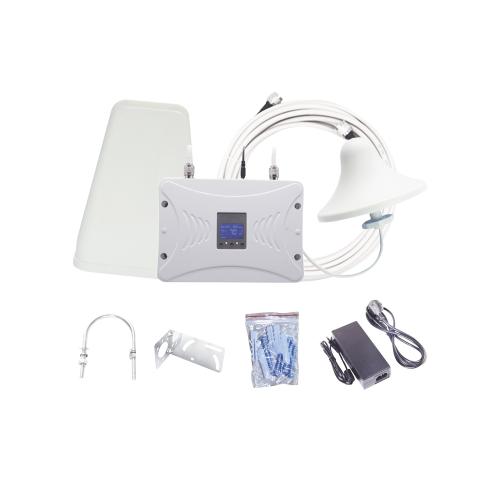 EPCOM EP20-TB-4GV2 Kit Amplificador de Señal Celular 4G LTE, 3G y Voz. Funciona con Todos los Operadores. Soporta Múltiples Dispositivos y Tecnologías. Hasta 900 m² de Cobertura