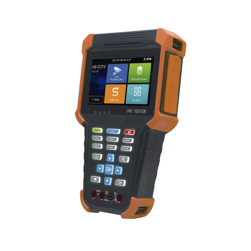 EPCOM EPMONTVI4KLITE Tester de Video Profesional | Pantalla 4″ Touch | Ideal para Cámaras IP/ HD (TVI, CVI, AHD y CVBS) | 4K | H.265/H.264 | PoE | WiFi | Cable Tester | Multímetro Digital | Todo en Uno para tu CCTV.