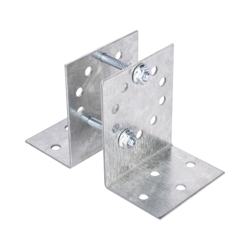 EPCOM INDUSTRIAL BASESYSPOST-R2 Base Multiposición para postes de paso o esquina en cercos electricos 100% Acero galvanizado.