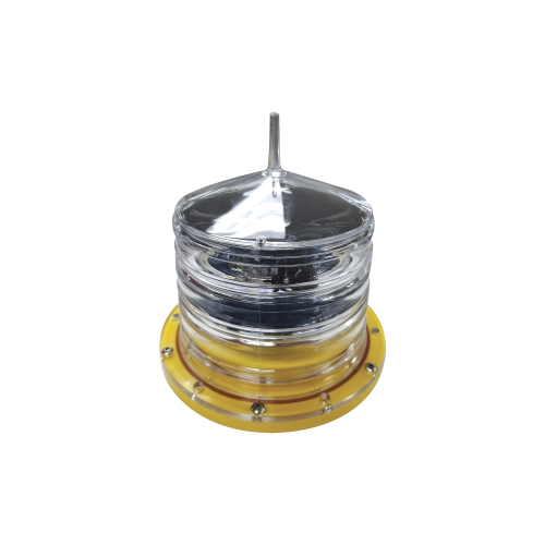 EPCOM INDUSTRIAL EI-GSL-SE Estrobo led para Obstrucción Autónoma con Led Color Rojo con Panel Solar (Luz Fija o Estroboscópica configurable), No incluye montaje