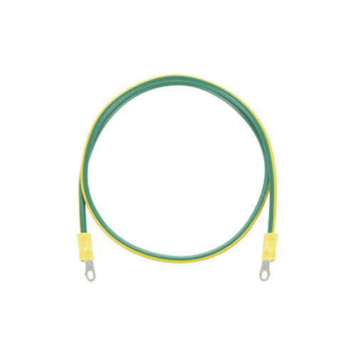 EPCOM INDUSTRIAL EIG-8AWG-50 Jumper para Puesta a Tierra con Cable 8 AWG con Conectores de Ojo de 50 cm.