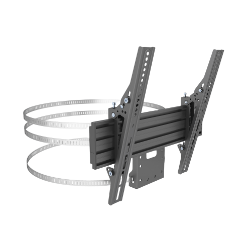 EPCOM INDUSTRIAL EMCST400 MONTAJE PARA PANTALLAS DE 32 A 65 PULGADAS EN COLUMNA| VESA 100 X 100 HASTA 400 X 400 | COLOR NEGRO| CAP. MAX 35KG