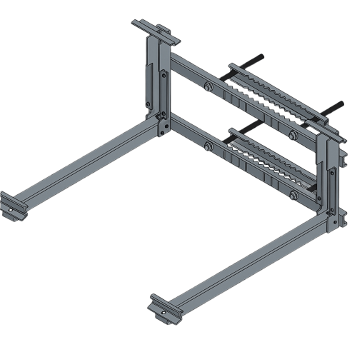 EPCOM INDUSTRIAL EPI-MB225-V1 Montaje para Panel Solar de Poste para panel LR528HTH225M y batería LIPV100A