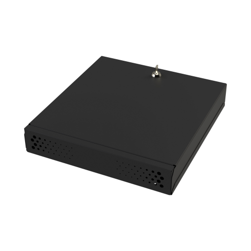 EPCOM INDUSTRIAL GABVID2R3 Gabinete Metálico para DVR/NVR. Tamaño Max. de DVR/NVR: 445 x 88 x 400mm (An.xAl.xProf.). Compatible con Fuente SLIM.