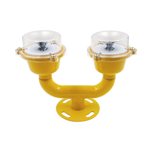 EPCOM INDUSTRIAL GS-LI-D Lámpara de Obstrucción Doble color Rojo, IP65, Luz fija o parpadeante, Voltaje de Operación 110 AC, 220 AC