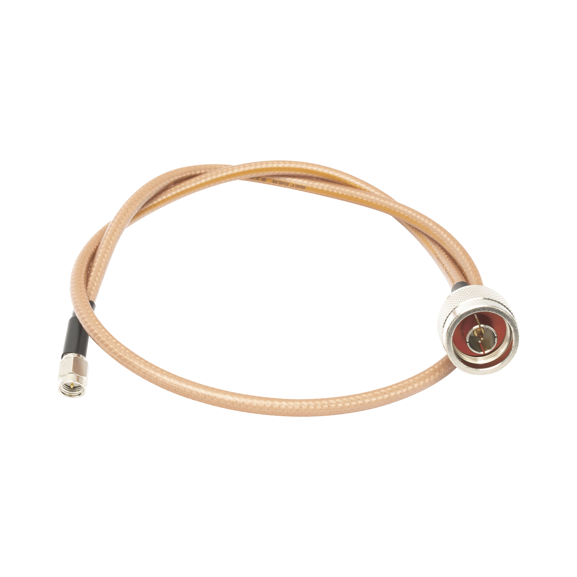 EPCOM INDUSTRIAL SN142KSMA60 Jumper con Cable LP142 de 60 cm, con Conectores N Macho a SMA Macho (Hasta 8 GHz).