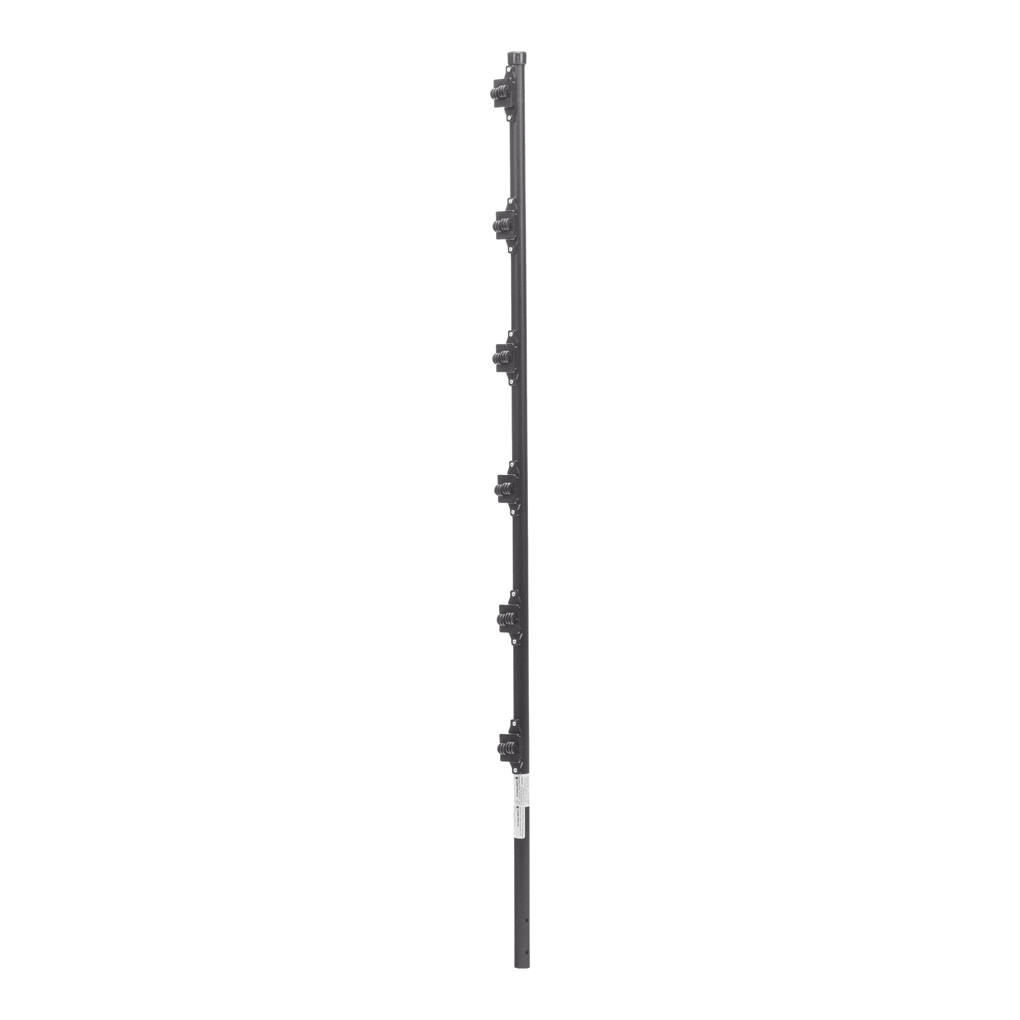 EPCOM INDUSTRIAL SYS-POST-10B Poste con 6 Aisladores de PASO para Cerca Electrificada. Tubo Galva. de 1.4m, cal. 18 de 1″ Diam. + Pintura Negra.