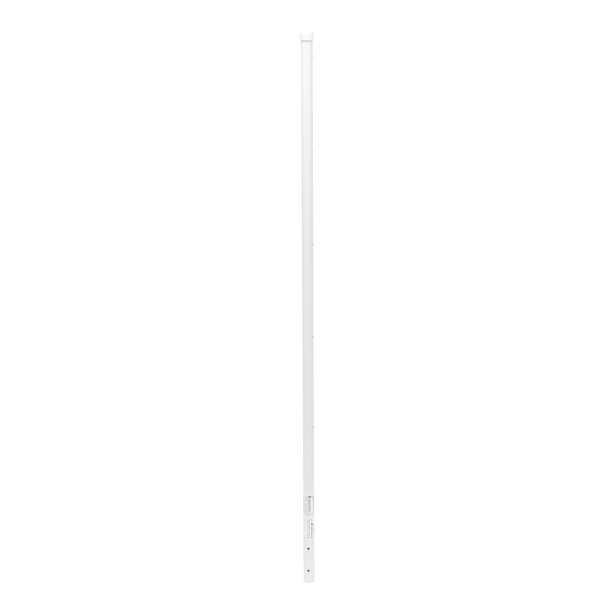 EPCOM INDUSTRIAL SYS-POST-4W Poste de Esquina Blanco de Acero Galv. de 1.2m para Cerca Electrificada cal. 18 de 1″ Diam. para 5 Aisladores (No incluidos).
