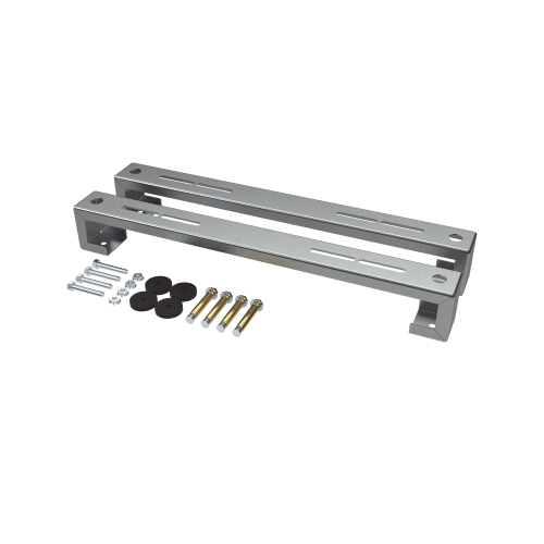 EPCOM INDUSTRIAL ZT-MPF-180 ZT-MPF-180 Base para piso universal ajustable para capacidades de 1 a 3 toneladas con pernos deslizables y amortiguación