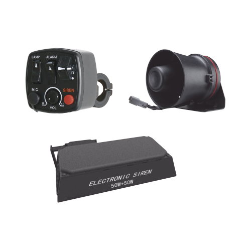 EPCOM INDUSTRIAL SIGNALING KITMOTOEPCOM Kit para motocicleta EPCOM INDUSTRIAL, sirena/ bocina 100 Watt y controlador
