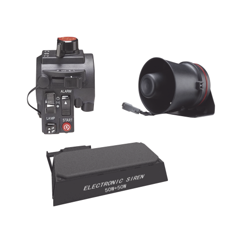 EPCOM INDUSTRIAL SIGNALING KITMOTOEPCOM2 Kit para motocicleta EPCOM INDUSTRIAL, sirena/bocina de 100 Watt y controlador