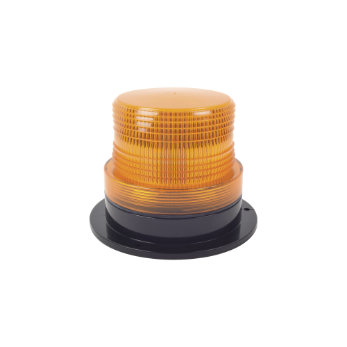 EPCOM INDUSTRIAL SIGNALING X126-A Burbuja brillante de Larga Vida Útil con 8 LEDs, color ámbar, domo ámbar, 12Vcd