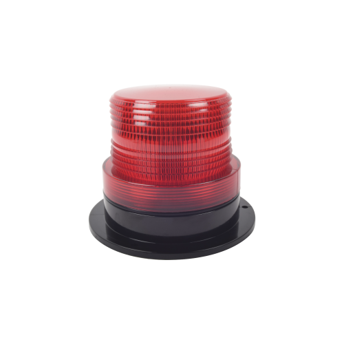 EPCOM INDUSTRIAL SIGNALING X126-R Burbuja Brillante de Larga Vida Útil, con 8 LEDs Color Rojo, Domo Rojo, 12Vcd