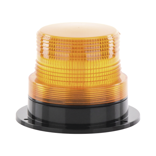 EPCOM INDUSTRIAL SIGNALING X127A Burbuja Brillante de Larga Vida Útil, con 8 LEDs Color Ambar, Domo Ambar, 110 Vca