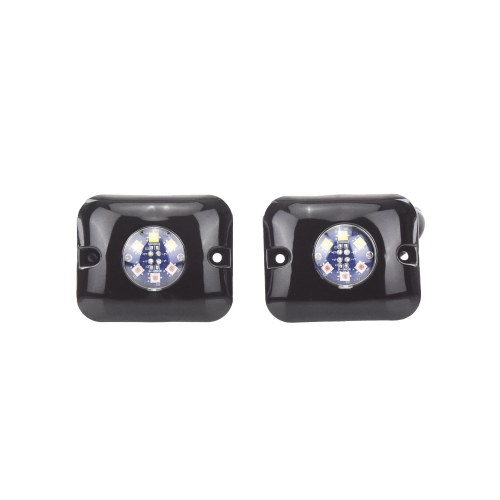 EPCOM INDUSTRIAL SIGNALING X12AW Estrobos Ocultos de 6 LED, Color ámbar, claro