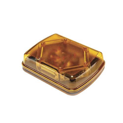 EPCOM INDUSTRIAL SIGNALING X1665AMG Mini Barra con 18 Poderosos LEDs, Color Ámbar Con Montaje Magnetico