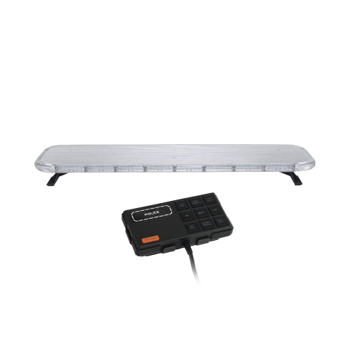 EPCOM INDUSTRIAL SIGNALING X75RBS Barra de luces LED de 46″ Rojo/Azul , De 132 LEDs, Controlador Incluido, Ideal para Equipar Unidades de Seguridad Publica