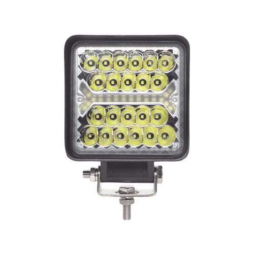 EPCOM INDUSTRIAL SIGNALING XD66F Luz de Trabajo de 40 LED, 5600 Lúmenes, 66 Watts, 10-30 Vcc, IP67