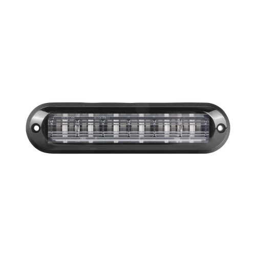 EPCOM INDUSTRIAL SIGNALING XLT1835W Luz Auxiliar Ultra Brillante IP67 de 6 LEDs, Color Claro, con mica transparente y bisel negro