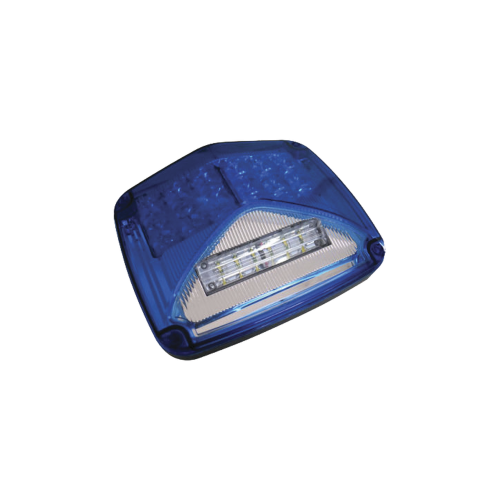 EPCOM INDUSTRIAL SIGNALING XLTE1755B Luz de advertencia de 8 X 6″, Color Azul, Con Luz de Trabajo Clara, Ideal para Ambulancias