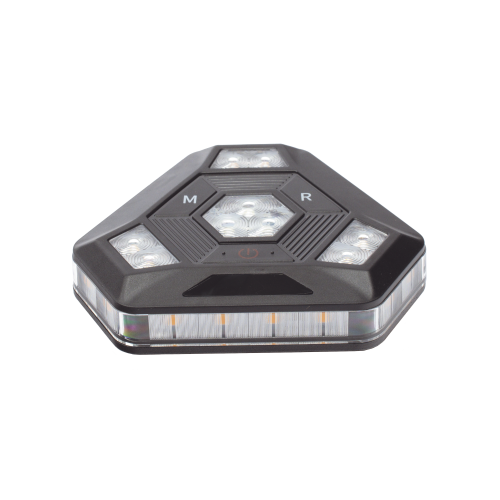 EPCOM INDUSTRIAL SIGNALING XLTE1985A Luz Auxiliar Ámbar Ultra Brillante Para Automóviles, Motocicletas y Bicicletas Con Montaje Magnético