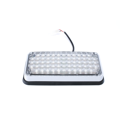 EPCOM INDUSTRIAL SIGNALING XLTE295RW Luz de Advertencia de 7X3″, Bicolor Rojo/Claro, Ideal para Ambulancias