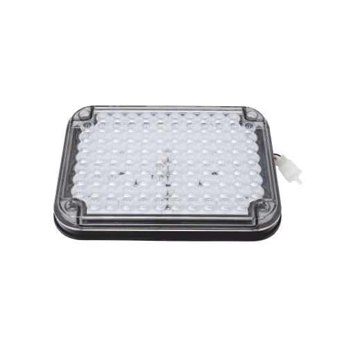 EPCOM INDUSTRIAL SIGNALING XLTE515RW Luz de Advertencia de 9X7″, Bicolor Rojo/Claro, Ideal para Ambulancias