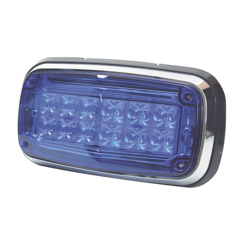 EPCOM INDUSTRIAL SIGNALING XT1885B Luz de advertencia 8 X 4″, Color Azul, IP67, SAE, Ideal para Ambulancias