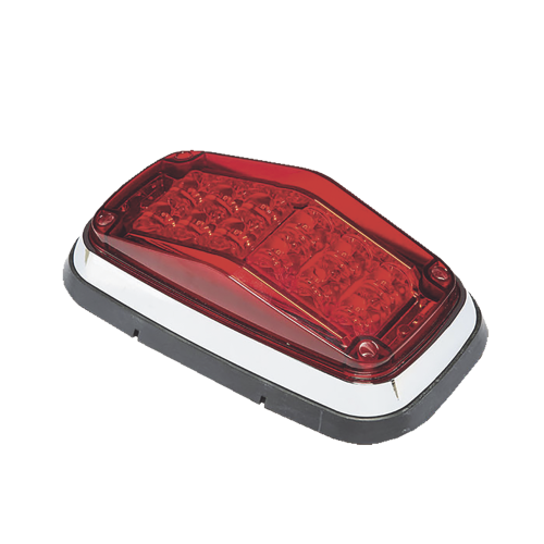 EPCOM INDUSTRIAL SIGNALING XT1885R Luz de advertencia 8 X 4″, Color Rojo, IP67, SAE, Ideal para Ambulancias