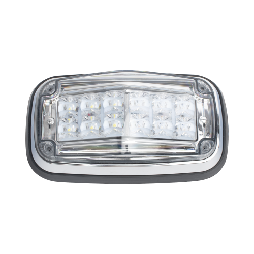 EPCOM INDUSTRIAL SIGNALING XT1885RW Luz de advertencia 8 X 4″, Color Rojo, Claro, IP67, SAE, Ideal para Ambulancias